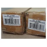 2 Sets of Cordless Bamboo Roman Shades - 31"x64" - Acorn