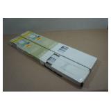 2 Sets of 1" Vinyl Mini Blinds - 27"x64" - Pearl White