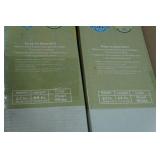 2 Sets of 1" Vinyl Mini Blinds - 27"x64" - Pearl White