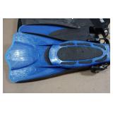 Cressi Adult Rondine Palau Fin Snorkel Set - Fin Size S/M