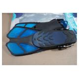 Cressi Blulove Adult Snorkel Set - Fin Size L/XL