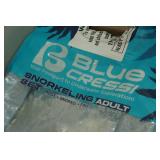 Cressi Blulove Adult Snorkel Set - Fin Size L/XL