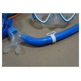 Cressi Blulove Kids Snorkel Set - Fin Size L/XL