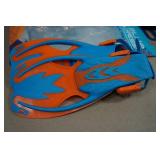 Cressi Blulove Kids Snorkel Set - Fin Size S/M