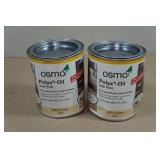 *2* Osmo Polyx-Oil High Solid for Wood Floors and Furniture - Clear Satin .75L
