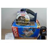 Ryobi Cordless Tools - Chain Saw, Batteries, Circular Saw