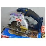 Ryobi Cordless Tools - Chain Saw, Batteries, Circular Saw