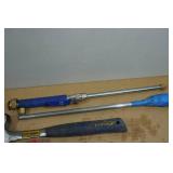 Assorted Tools - Clamp, Torque Wrench, Hammer