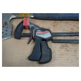Assorted Tools - Clamp, Torque Wrench, Hammer