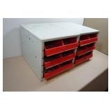 *2* Storage Bin Cabinets with Assorted Tools