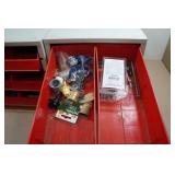 *2* Storage Bin Cabinets with Assorted Tools