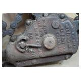 Vintage Coffing Ratchet Lever Hoist