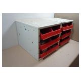 *2* Storage Bin Cabinets with Assorted Tools