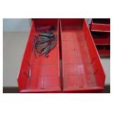 *2* Storage Bin Cabinets with Assorted Tools