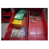 *2* Storage Bin Cabinets with Assorted Tools