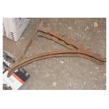 Assorted Tools - Clamp, Hammers, Pry Bar