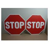 *2* Novelty Stop Signs