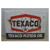 Raised Metal Sign - Texaco