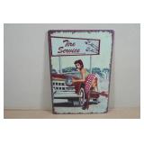 Novelty Metal Sign - Tire Service
