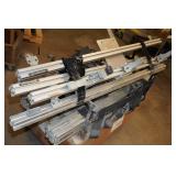 Gridiron Trailer Storage Rail System with Baskets