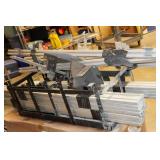 Gridiron Trailer Storage Rail System with Baskets