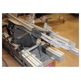 Gridiron Trailer Storage Rail System with Baskets