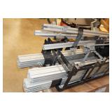 Gridiron Trailer Storage Rail System with Baskets