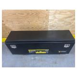 Northern Tool + Equipment Underbody Truck Toolbox with Drop Door, 60in. x 17in. x 18in., Steel, Gloss Black, T-Handle Latches MSRP $509.99