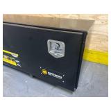 Northern Tool + Equipment Underbody Truck Toolbox with Drop Door, 60in. x 17in. x 18in., Steel, Gloss Black, T-Handle Latches MSRP $509.99