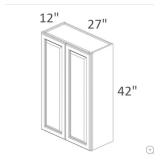 NEW: J&K Cabinetry Model K10 W2742-See Photo For Size