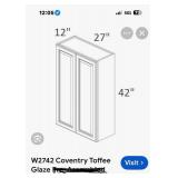 NEW: J&K Cabinetry Model K10 W2742-See Photo For Size