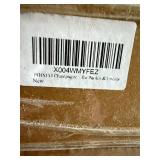 Double Sliding Frameless Shower Door-Matte Black-See Photos For Measurements