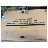 43" LG Digital Signage TV-These are commercial tv models meant to stay on for long periods of time