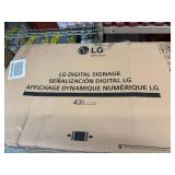43" LG Digital Signage TV-These are commercial tv models meant to stay on for long periods of time