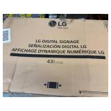 43" LG Digital Signage TV-These are commercial tv models meant to stay on for long periods of time