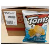 12x Toms Potatoe Chips-Vinegar & Salts