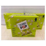 3x 6 bags Skinny Pop Original Popcorn