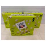 3x 6 bags Skinny Pop Original Popcorn