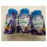 MM1. 3x 60 Gummies Fiber Well + Probiotics-11/2029