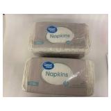 6x 500ct Great Value Napkins