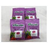 SSS. 4x 32 Wrapped Drops Ricola Throat Balm-Berry Medley