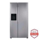 27 cu. ft. Standard-Depth, Side-by-side Refrigerator, with Ice and Water and Bar Handle Design - $1599 MSRP