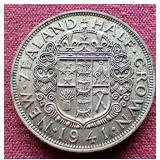 1941 New Zealand Silver Half Crown