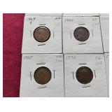 (20) Wheat Pennies in Flips