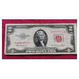 1953 Red Seal $2 Note