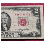 1953 Red Seal $2 Note