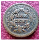 1851 Braided Hair Large Cent