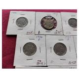 (17) Buffalo Nickels
