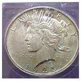 1923 Peace Dollar - ICG MS65