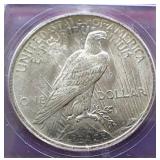 1923 Peace Dollar - ICG MS65